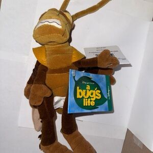 Hopper a bugs life Brown and Tan Reptile Plush
